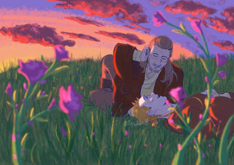 Qui-Gon &amp; Obi-Wan Relax